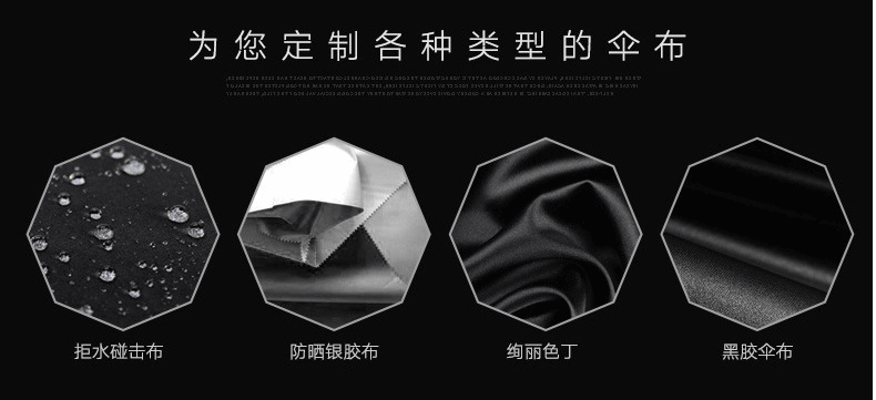 商務黑膠自動科技防曬涂層12骨廣告傘定制 第3張 商務黑膠自動科技防曬涂層12骨廣告傘定制 第3張