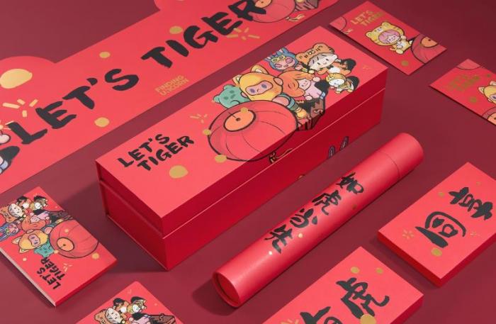 上海卡通對聯印刷_兒童春聯定制_可愛生肖卡通福字廠家